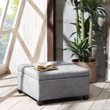 ZNTS Soft Close Storage Ottoman B03548225