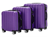 3-in-1 Multifunctional Large Capacity Traveling Storage Suitcase Luggage Set Purple 10344719