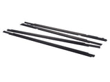 4x Weatherstrip Window Molding Trim Seal Belt Fits for Mitsubishi Lancer 2008-2017 5727A005 5727A006 75501710