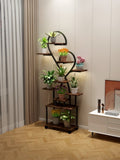 (Heart Shape) Plant Stand Indoor with Grow Lights, Tiered Indoor Plant Shelf, Metal Plant Flower W2641P323276