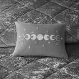 King/Cal King Velvet Comforter Set with Throw Pillow B03595941