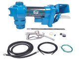 20GPM 12V Fuel Transfer Pump with Nozzle Kit for Transfer of Gasoline Diesel Blue 02142653