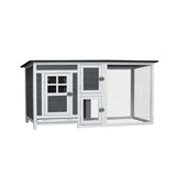 Outdoor Indoor Poultry Cage Small Animal House outdoor chicken hutch coop with running cage W21949176