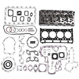 Complete Cylinder Head & Full Gasket Set Fit for Kubota V2203 V2003T V2203E Bobcat 753 753C 753F 40279970