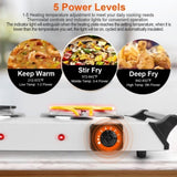Hot Plate2000W Hot Plate,Portable Electric Stove Countertop Double Burners W/5 Level Temperature 03805550