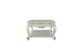 Antique Pearl Coffee Table with Bottom Shelf B062P209106