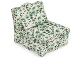Flannel single dining chair with soft seat cushion and backrest, no armrests, matching pillow can be W487P221665