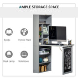 Wall Mount Desk Cabinet-Grey 24040342