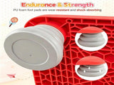 25.5 Inch Kids Mini Trampoline with Non-Slip EVA Jumping Surface, Rounded Edge PU Foam Foot Pads 66318880