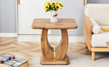 Modern Minimalist Wood Texture Sticker-Patterned MDF Square Coffee Table. Add a quiet and cozy W1512P360988