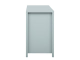 Modern Wave-Pattern Sideboard Cabinet with 2 Drawers and 4 Doors, 3-Level Adjustable Shelves, N711P269068C