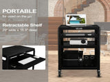 Cart Rolling Storage Stand with Keyboard Shelf 68450803