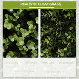 Artificial Grass Wall Panel Backdrop, 12 20" x 20" Boxwood UV Protection Privacy Coverage Panels for W2225142620