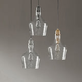 Auburn Bell Shaped Glass Pendant B03597664