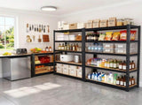 Heavy Duty Garage Shelving Unit, 2400LBS Metal Storage Shelves, 60"H x 28"W x 12"D, 5-Tier 01213112
