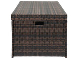 Simple And Practical Outdoor Deck Box Storage Box Brown Gradient 16929043
