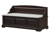 Shoe Bench, Retro Shoe Storage Bench with Safe Soft-Close Devices, Storage Chest with Hidden Storage 87869983