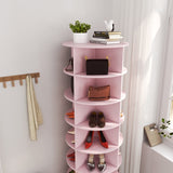 new 360 pink rotating shoe cabinet with 7 layers can accommodate up to 28 Paris shoes W1320P156772
