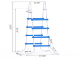 4-Step 52in Iron Pool Ladder 19941323