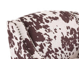 Mirod Comfy Accent Chair with Tufted Backrest, Bedroom Single Seat Arm Chair with Wooden Legs, N760P253363M