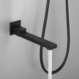 Shower System 16 Inch Square Bathroom Luxury Rain Mixer Shower Combo Set W928100844