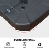 Patio Umbrella Base with Wheels, Water & Sand Filled Weighted Base for Most Cantilever Offset W1859P336106