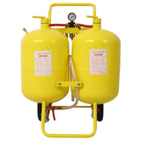 Dual Tank Abrasive Soda Blaster 10 Gallon Tanks 100 lb. Abrasive W46559178