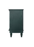 Hollow-Carved 3 Drawer Dresser Storage Chest with Metal Handles For Living Room Bedroom W688P145776