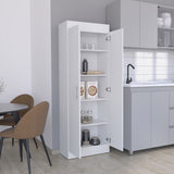 Nepal Pantry Cabinet, Space-Efficient 2-Door Design with Multiple Shelves B200P173199