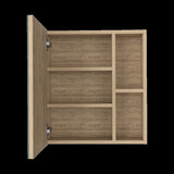Labelle Medicine Cabinet With Mirror, Five Internal Shelves, Single Door -Pine B20091925