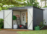 6 x 4 ft Outdoor Storage Shed, All Weather Tool Shed for Garden, Backyard, Lawn, Black W2505P173291