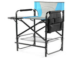 31" Tall Directors Chair with Footrest, 4Portable Bar Height Folding 89119970