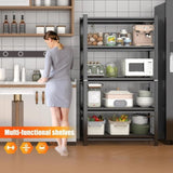 5-Layer Metal Storage Rack, Adjustable Height Storage Rack, 2000 Pound Load, Suitable For Garages, W1831P340330