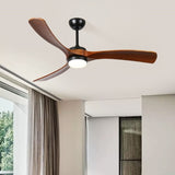 ZNTS 52 "3 solid wood leaf ceiling fan lights W2878P254289