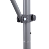 Manual Retractable Awning-118'' Non-Screw Outdoor Sun Shade Cover with UV Protection 100% W419142761