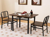 3-Piece Dining Table Set , Space-Saving Tuck-under Chair Design 89908797