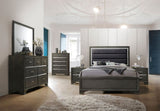 Grey 5-Drawer Chest B062P209023
