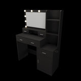 Newly designed smart mirror table with drawers and storage cabinet, table with W1320P147404