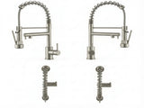 Kitchen Faucet with Pull Down Sprayer, Touch On Single Handle 2- Function Stainless Steel Spring 46626582
