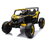 ZNTS 12V Ride On Car with Remote Control,UTV ride on for kid,3-Point Safety Harness, Music Player 78269199