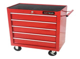 5 DRAWERS MULTIFUNCTIONAL TOOL CART WITH WHEELS-RED 23626392