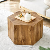 ZNTS Modern MDF coffee table, with complex texture patterns, style and texture coffee table to redefine W1151P187992