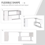 Computer Desk L-Shaped-White 50522622
