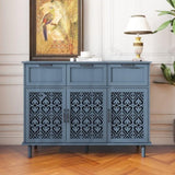 3 Door 3 Drawer Cabinet, American Furniture, Suitable for Bedroom, Living Room, Study W688124215
