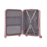 20"/24"/28" 3 pcs/set in ABS Spinner Wheel Luggage, Carry on Suitcase, with Cup Holder & USB Port & 99059334