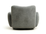360&deg Swivel Chair Accent Chair 32.48-inch chenille fabric upholstered sofa, suitable for living W2901P463495
