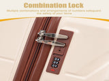 28 Inch ABS Hard Shell Large Travel Checked Luggage - Scratch Resistant Surface Four W2787P437258