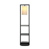 16.5x17x74" Two Tiered Vertical Shelving Stand with Light W2078P340346