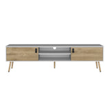 Tv Stand A Magness, Living Room, White / Macadamia B092142843