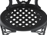 5-Piece Set Of All-Weather Cast Aluminum Dining Furniture Set With Black Frame 46190024